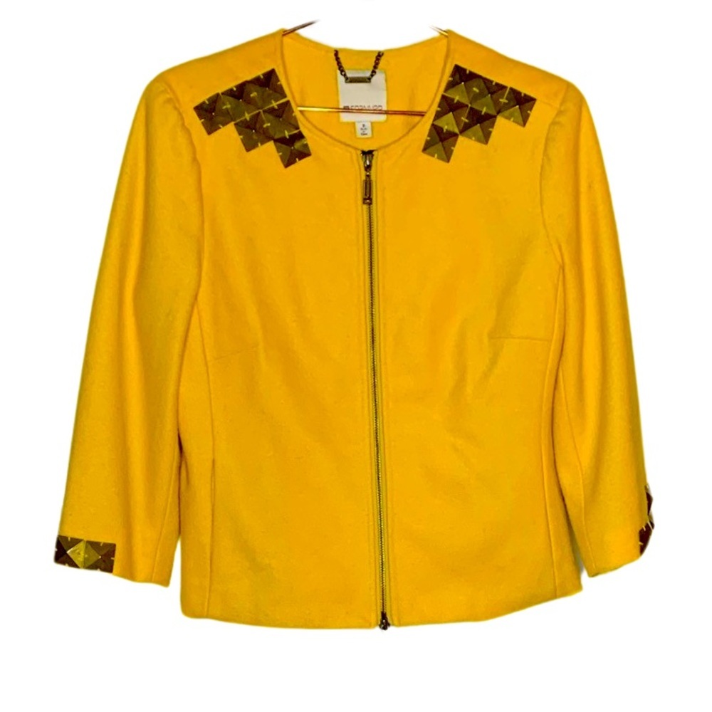 Spanner Wool Blend Zip Front Jacket - image 1